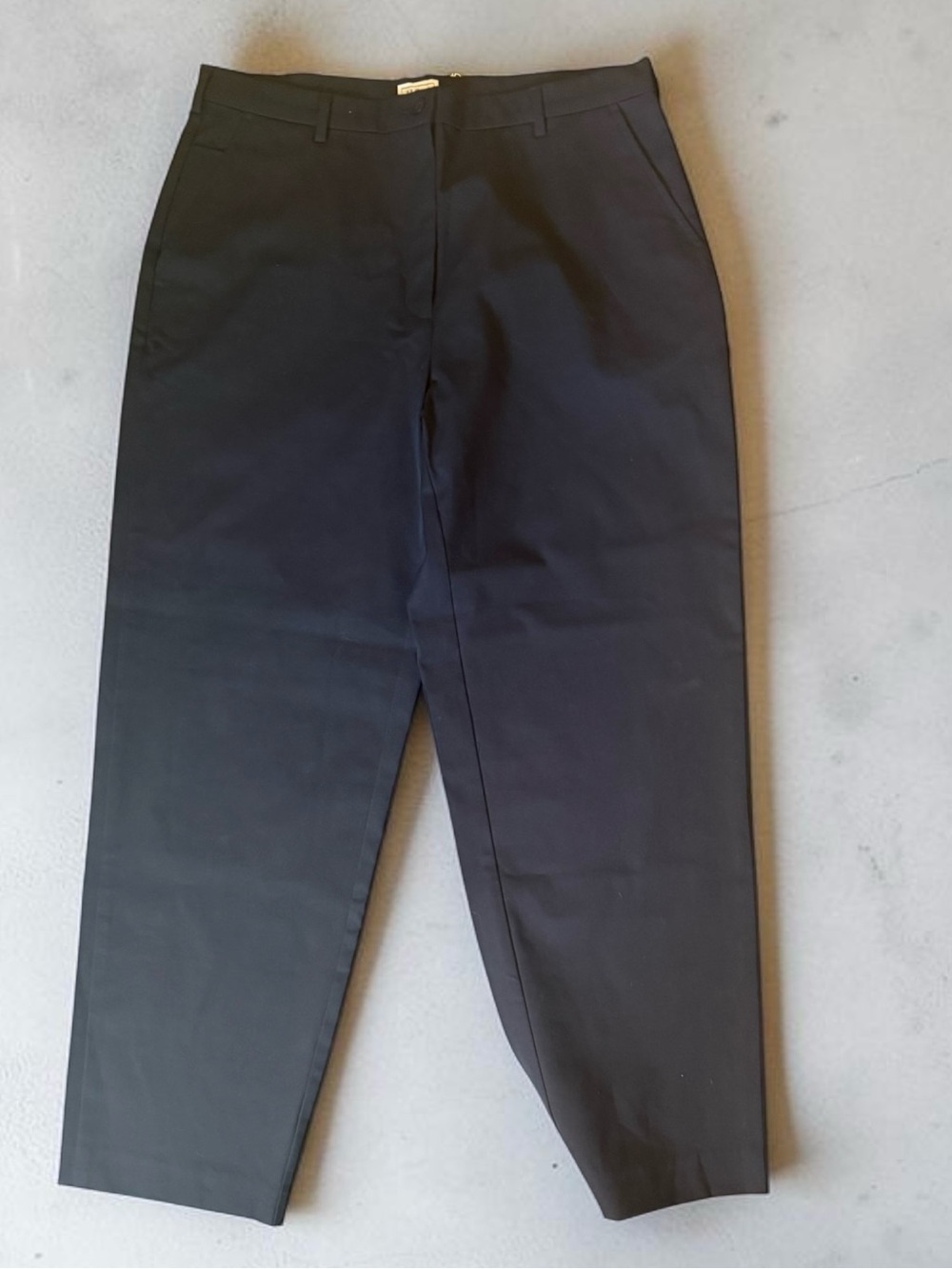 L.L. Bean Black Wide-Leg Trousers